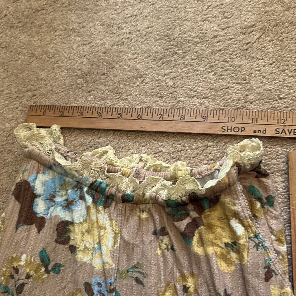 Free People Floral Print Lounge Pants - Picture 6 of 9